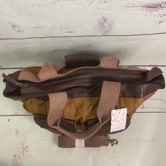 FREE PEOPLE Distressed Leather Convertible Tote - Picture 10 of 10